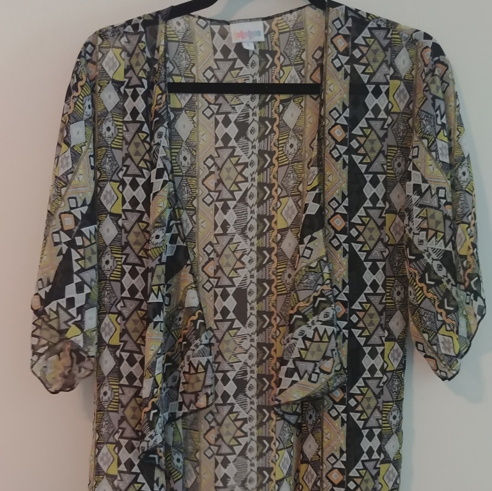 Lularoe Monroe Fringed Cover Up